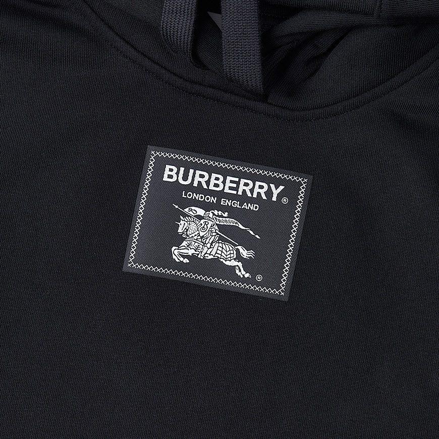 Burberry Худи хлопковое с логотипом Prorsum Черный/Черный 80634751