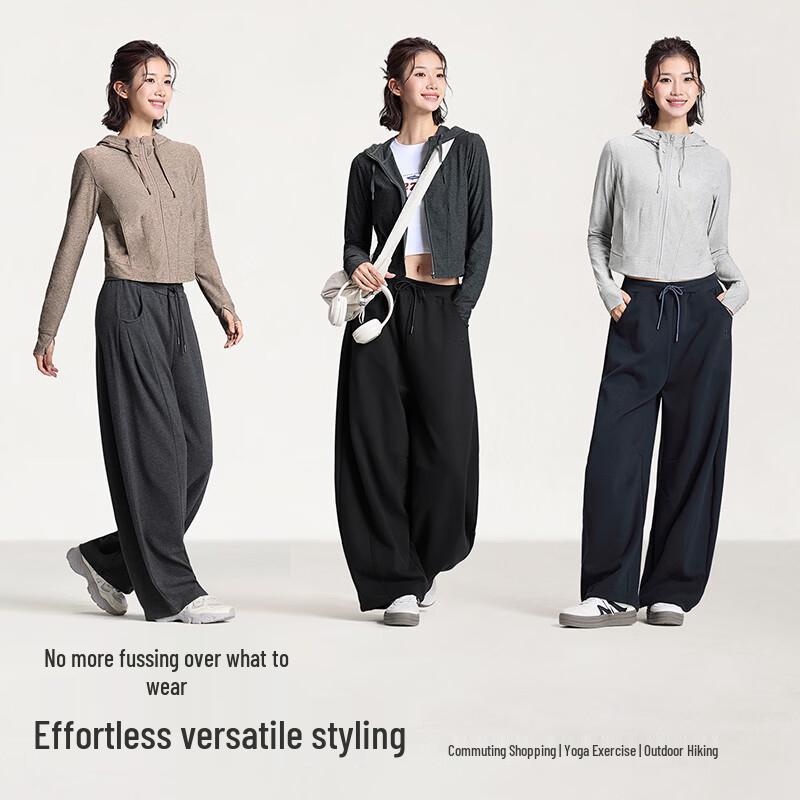 CAMEL Women's Anti-Static Brushed Fleece Hooded Yoga Jacket