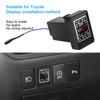 U-912T Встроенная система TPMS для Toyota Монитор Давления в Шинах Температура Мониторинг в Реальном Времени Экономия Топлива Автомобильная TPMS 4 Датчика Шины