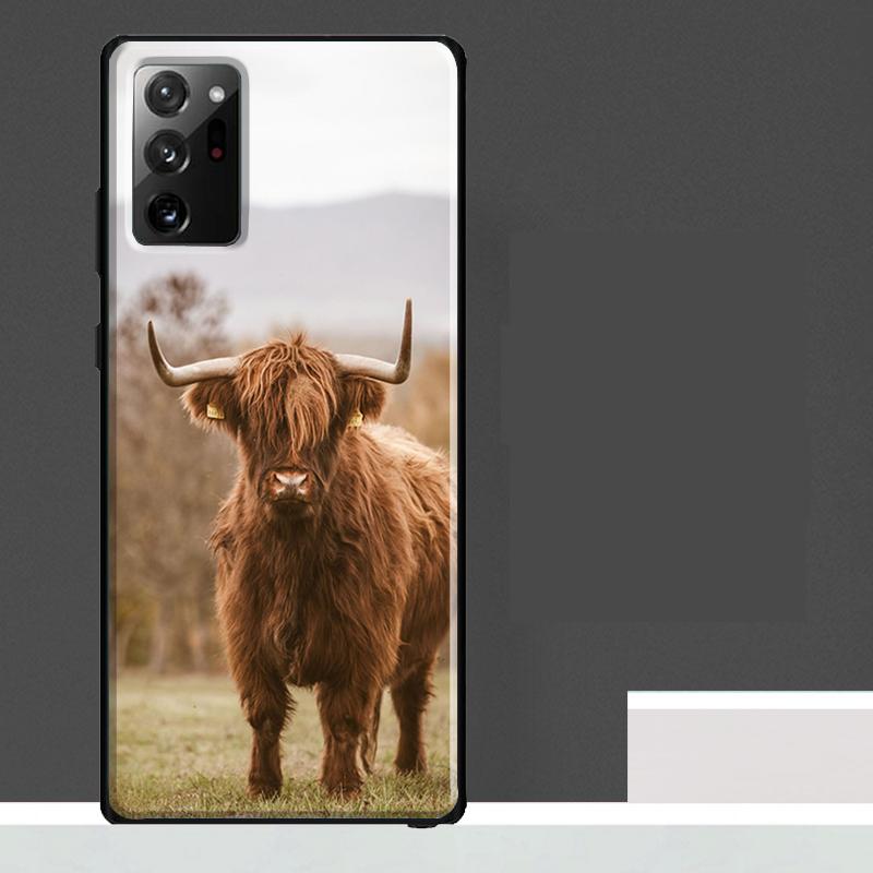 Highland Cows Case For Samsung Galaxy S25 S24 S23 Ultra S9 S10 S20 S21 S22 Plus S23 FE S25 FE Phone Cover