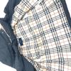 Burberry Лондонский капюшон мех Пуховый жилет Нейлон Черный/Серебряная фурнитура