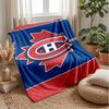 Montreal Canadiens Flannel Fleece Blanket Cozy Warm Throw Blanket For Couch Bed Travel All Season Use