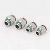 A34R M5 1/4" BSP PC Пневматический быстроразъемный соединитель из нержавеющей стали 304 G-резьба Резьбовая трубка Соединитель для воды и газа