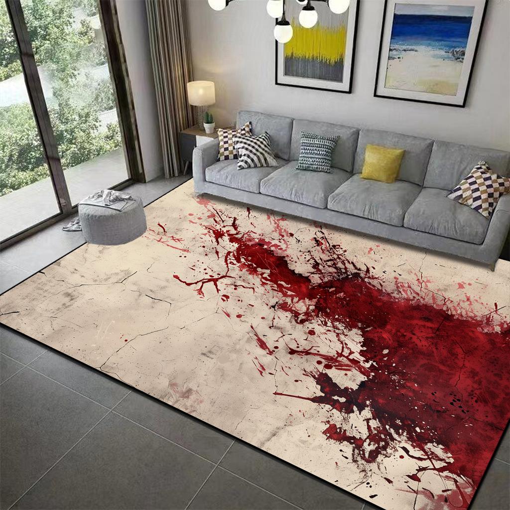 Хэллоуин Украшение 3D Ковер Атмосфера Ужаса Кровь Декор Коврик Гостиная Спальня Дверные Коврики Хэллоуин Вечеринка Большой Напольный Коврик