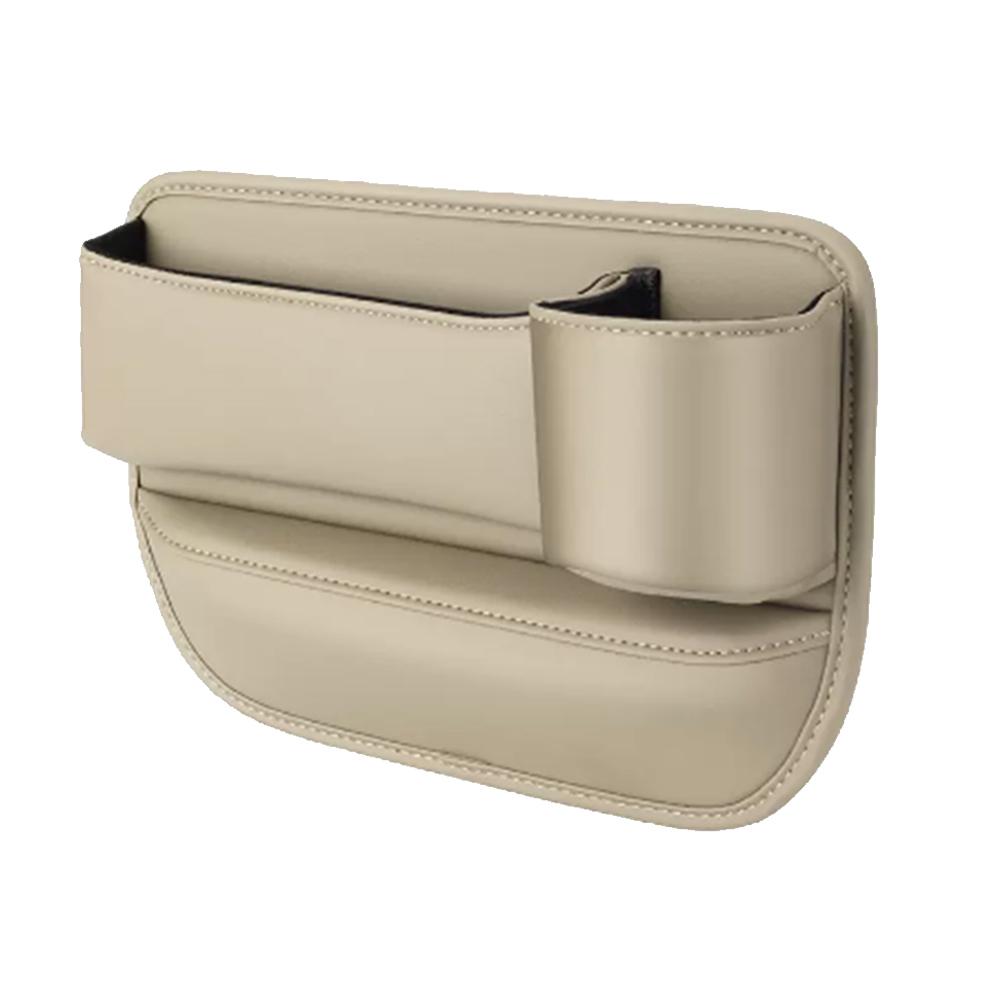 Car Seat Gap Organizer Leather Multifunction Console Crevice Filler Car Interior Storage Pocket Car Seat Side Drink Phone Holder