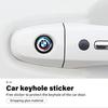 wzcr7 For BMW 14mm Car Key Emblem Auto Control Keychain Sticker Decoration Accessories X3 X5 M5 M3 E46 E90 E60 F10 E39 F30 E36 G30 E87