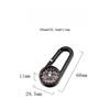 Outdoor Mountaineering Buckle Compass Hook Multi Functional Quick Hanging Compass Portable Liquid Suspension North Needle Compass