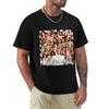Andys Girls Real Housewives Collage Checkerboard Background Tshirt Vintage Style Printed Top