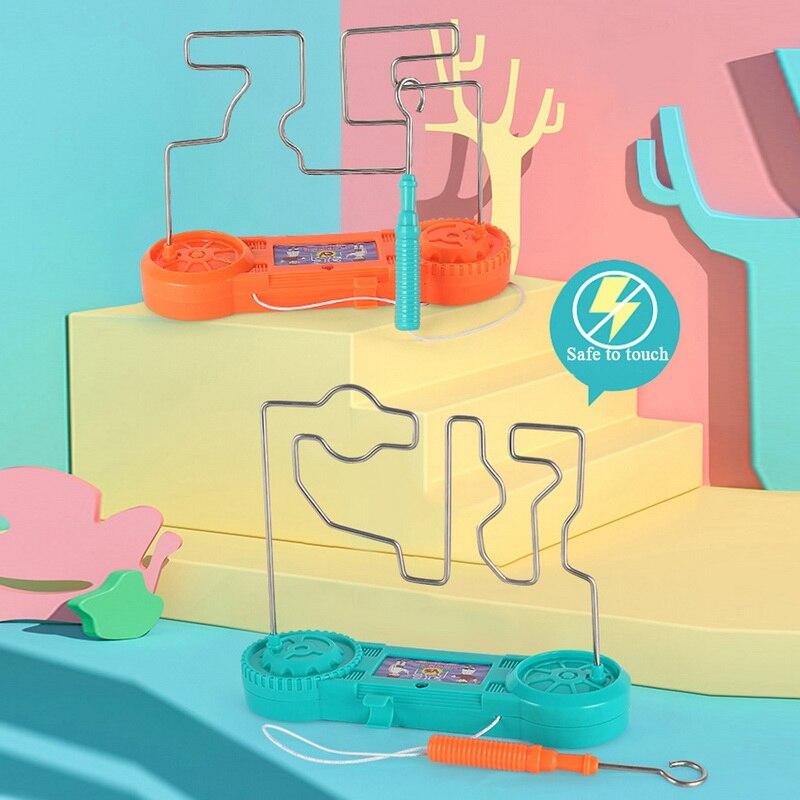 Kids Collision Electric Shock Toy Education Electric Touch Maze Game Party Funny Game Science Experiment Toys Children Gift