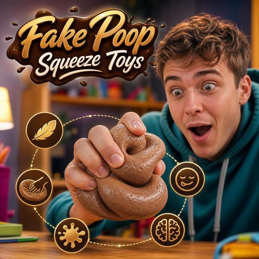 Anxiety Relief Realistic Shit Squishy Toy Soft Prank Toys Fake Poop Squeeze Toys Children's Gifts