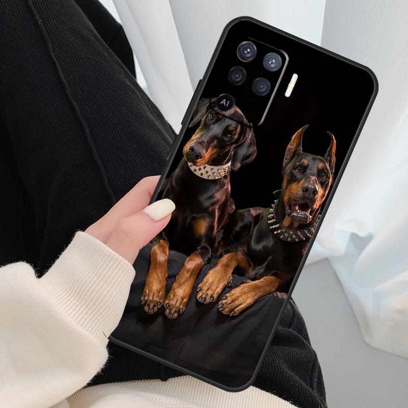 Dachshund Doberman Dog Case For Oppo A40 A60 A80 A5 Pro A15 A16 A17 A57 A77 A94 A74 A54 A76 A96 A18 A38 A58 A78 A98