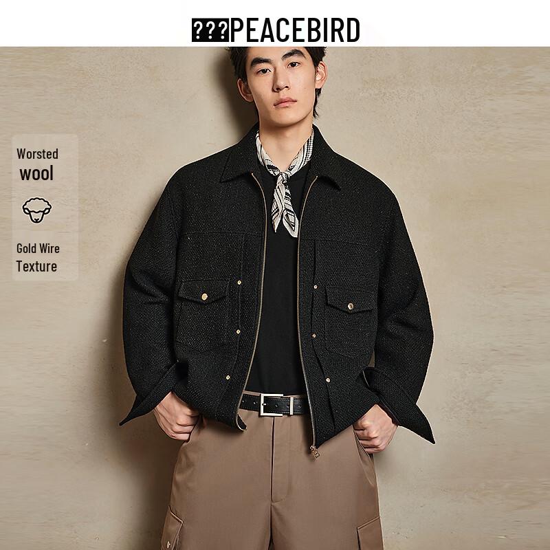 Мужская фактурная повседневная куртка PEACEBIRD BABCF4108