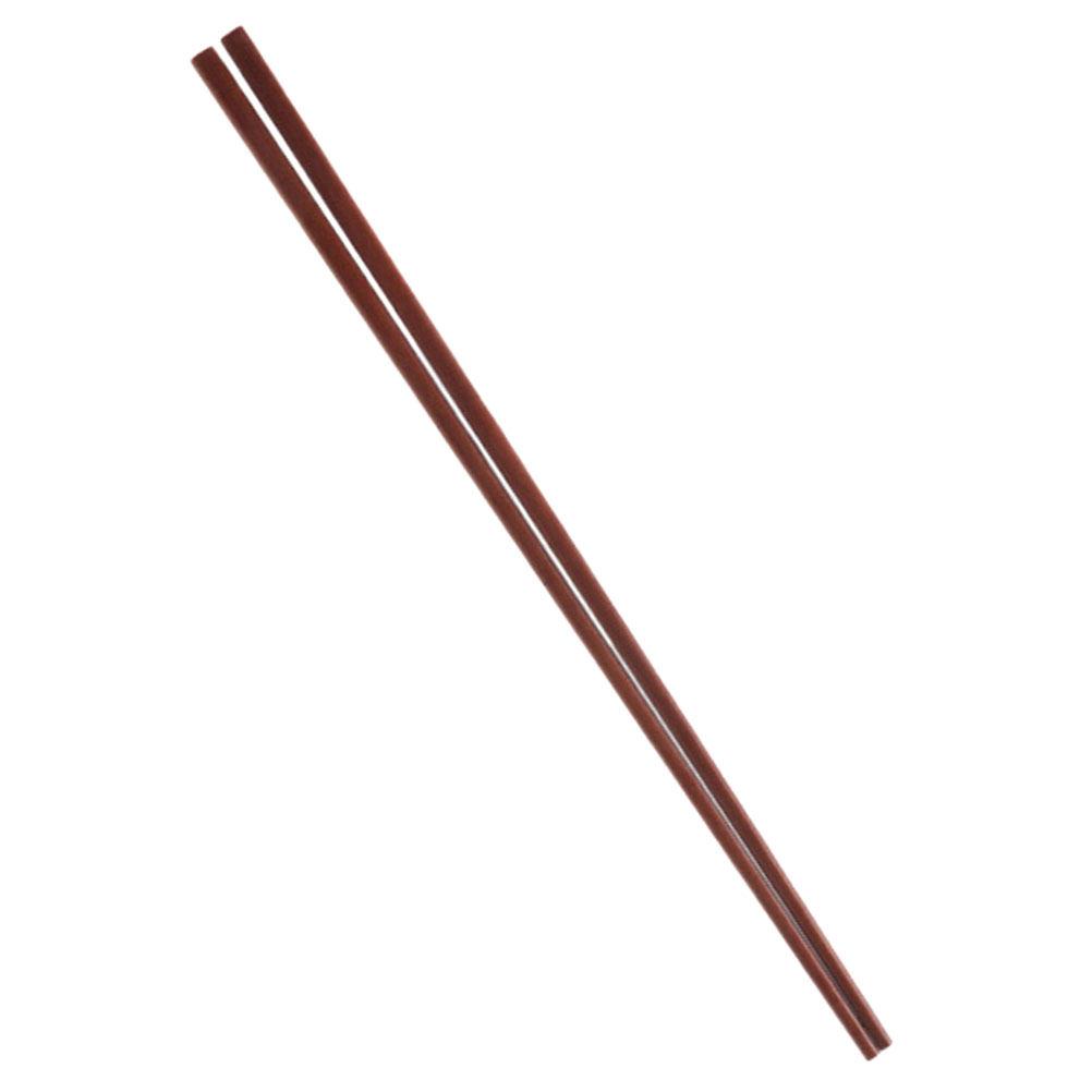 1Pair Genuine Red Sandalwood Hot Pot Chopsticks 42Cm Extra Long Heat Resistant Wooden Cooking Chopstick for Kitchen Stir Fry