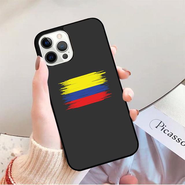 Чехол для телефона Флаг Колумбии для iPhone 17 Air 16 16e 15 Plus для Apple 13 11 12 14 Pro Max Чехол coque fundas Оболочка