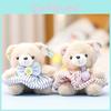 Teddy Bear Plush Toy With Soft Pp Cotton Fill Stuffed Animal Keychain Gift For Girls Special Characters Included