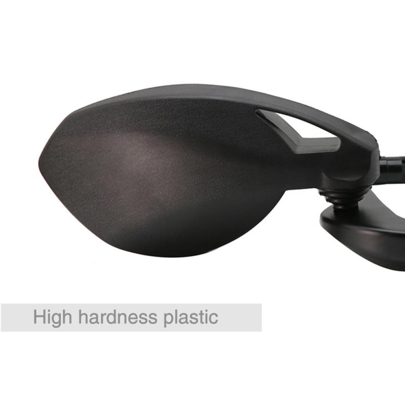 1 пара мотоциклетных зеркал заднего вида с цевьем, универсальное зеркало заднего вида на руль 2-в-1