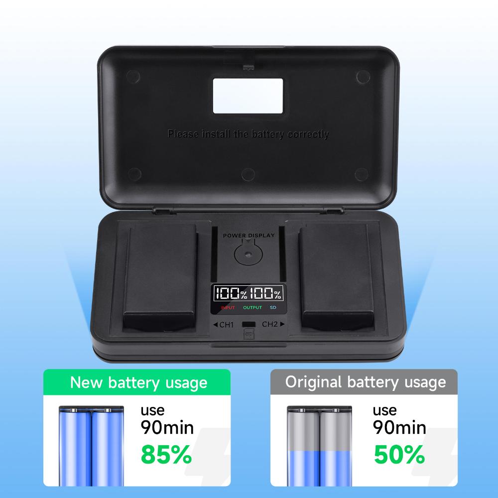 1280 мАч EN-EL20 EN-EL20a Аккумулятор + Многофункциональное зарядное устройство Коробка для хранения аккумуляторов для Nikon Coolpix P1000, 1 j1, 1 J2, 1 J3, 1 S1, 1 V3, Coolpix A