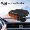 12V/24V Car Heater Portable Windshield Defogger Defroster 150W Fast Heating Cooling Fan with Ignitor Plug Adjustable Angle Automobile Windscreen Fan