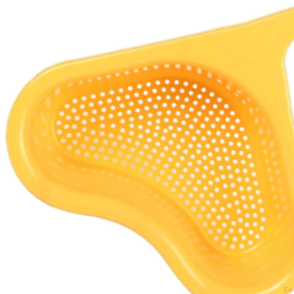 Kitchen Sink Drain Basket Food Strainer Cleaning, Washing and Drainer Triangular Convenient
