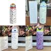 Hello Kitty Kuromi Butterfly Knot Floral Print Stainless Steel Insulated Cup With Lock Clip For Outdoor Activities