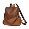 PU Anti-theft Backpack for Women's New Casual and Versatile Travel Academy Style Multifunctional Shoulder Bag Backpack