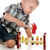 Wooden Handle Wooden Simulation Hammer Plastic Children Hammer Toy Mini Hammer  Kid