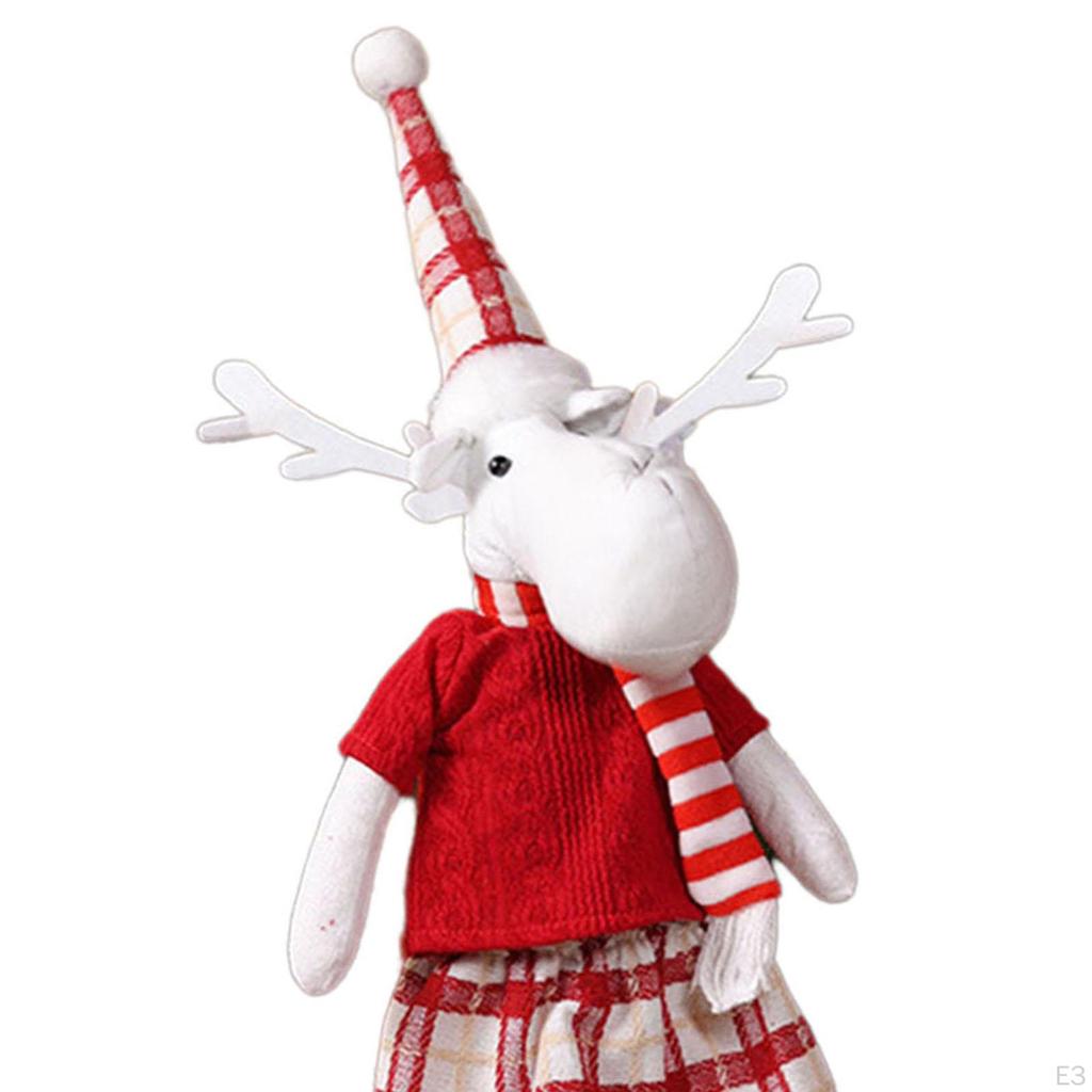 Christmas Doll with Adjustable Legs for Holiday Centerpiece