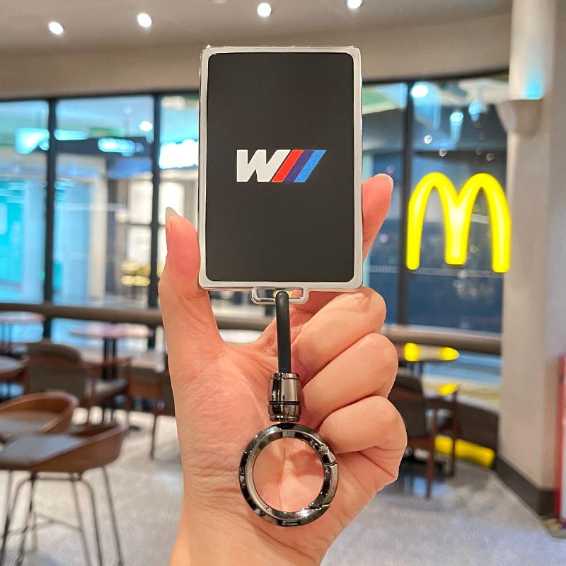New TPU Car Smart Remote Key Case Cover Shell for BMW Card NFC Card Pack New 5 Series New 3 Series x5 X7 Keychain Accessories