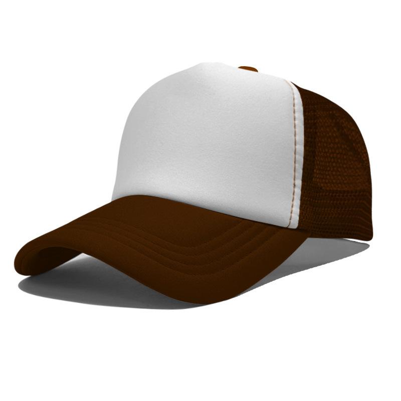 High Quality Custom LOGO 5 Panel Mesh Baseball Cap Print Embroidery Sponge Foam Trucker Hats