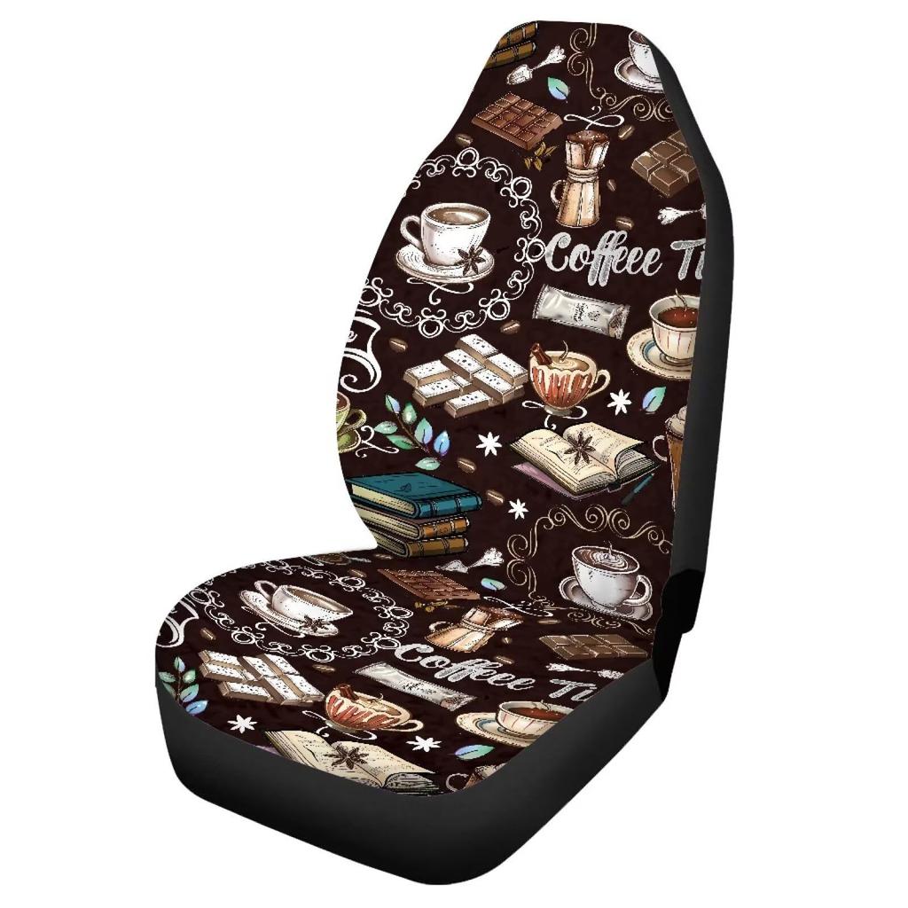 Car Universal Seat Cover School Bus Pattern Printing All-Inclusive Car Seat Cover For All Seasons