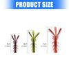 20PCS Soft Fishing Crawfish Lure Lobsters Baits Artificial Fishing Lures Baits Swimbait Soft Plastic Lures Easy to Use