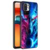 Силиконовый чехол для телефона с рисунком волка для Xiaomi Redmi Note 11 10 9 8 Pro 11T 10T 10S 9S 8T 9 9A 9C 9T, черный мягкий чехол