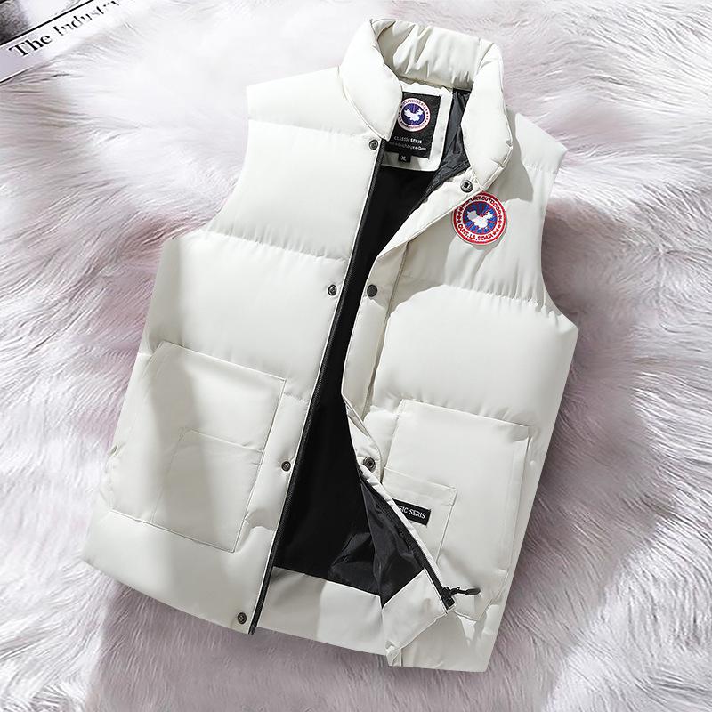 Осень и Зима Корейская Версия Безрукавная Теплая Хлопковая Одежда Мужская Повседневная Хлопковая Одежда