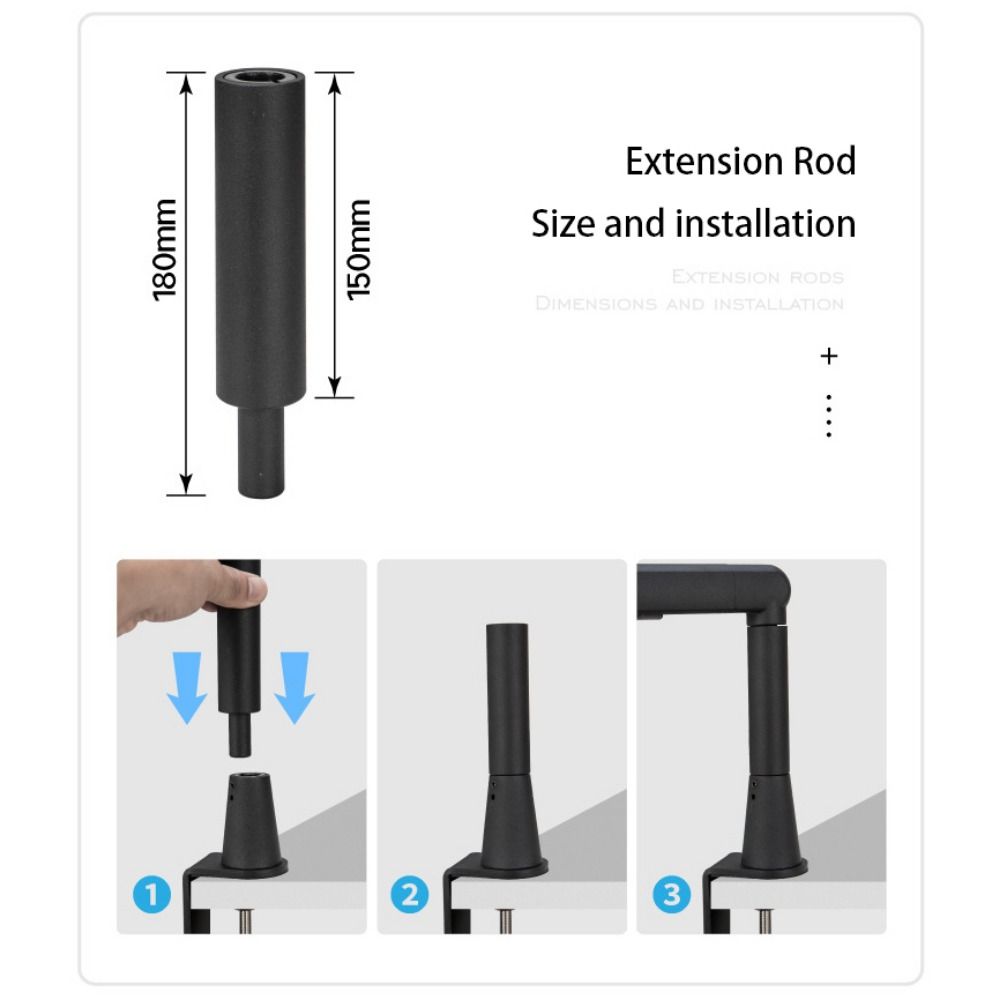 Aluminium Studio Low Profile Mic Arm Mic Low Level Cantilever Bracket Broadcasting Room
