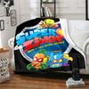 1pc Blanket Superthings Print Design, Lightweight Blanket for Sofa, Bed- Soft &Warm, Gift for All Seasons like Christmas, Halloween