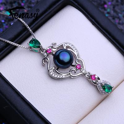 Натуральные пресноводные культивированные жемчужные ожерелья для женщин, золотой цвет, геометрический кулон, вечерние украшения, подарок на день рождения