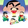 Adorable Crayon Shinchan Pvc Figurine Set Cute Cartoon Blind Box Collection