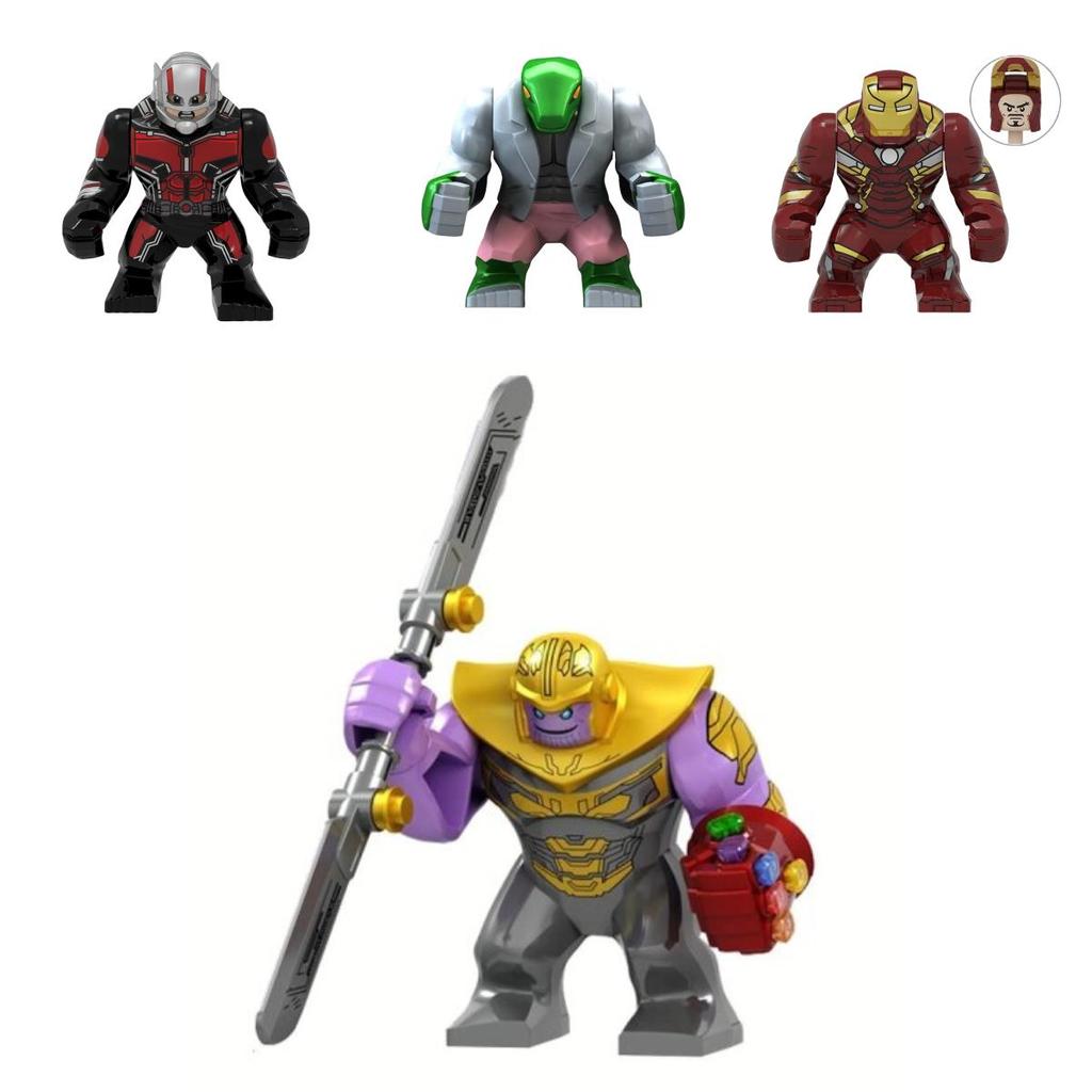 Набор экшн-фигурок супергероев Pg Коллекция для взрослых Включает Железного Человека Халка Тора Капитана Америку Грута АБС-пластик Высота 8 см