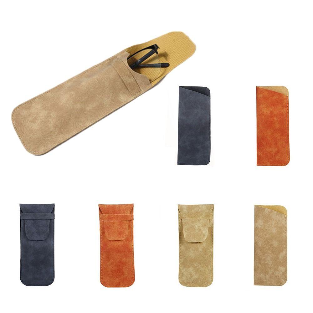 Прямоугольная сумка для солнцезащитных очков, покрытый держатель для очков, маленькая сумка для очков из искусственной кожи, уличная