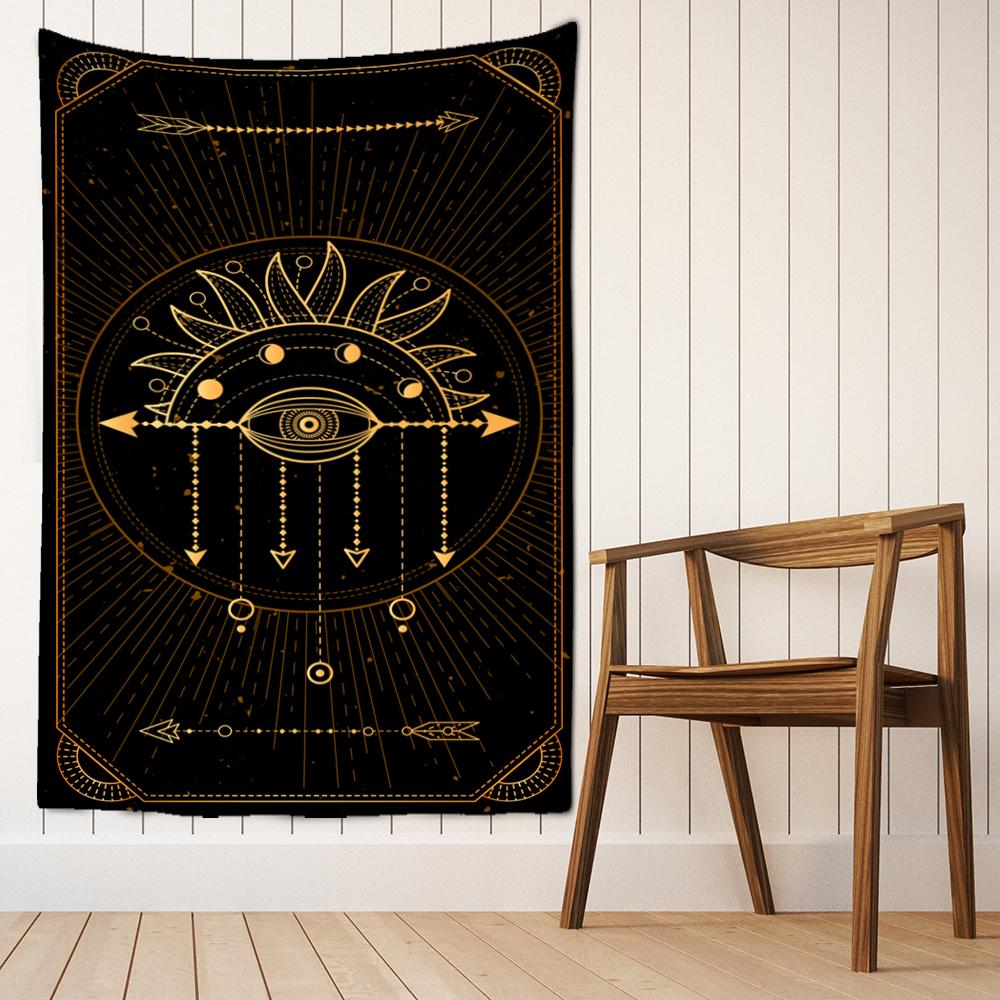 Карты Таро гобелен настенный узор Солнца и Луны Мандала богемный психоделический колдовство хиппи домашний декор