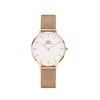 Daniel Wellington Women's Classic Petite Watch In White and Rose Gold, 32mm, DW00100163