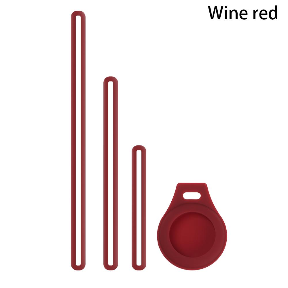 Protection Accessories For Airtags Tracker Protector Anti-fall Strap Protective Case Silicone Cover