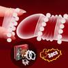 5/8/12 Bead Penis Ring Delay Ejaculation Scrotum Lock Ring G-point Clitoral Stimulate Cock Ring Sex Toys Adults Product for Men