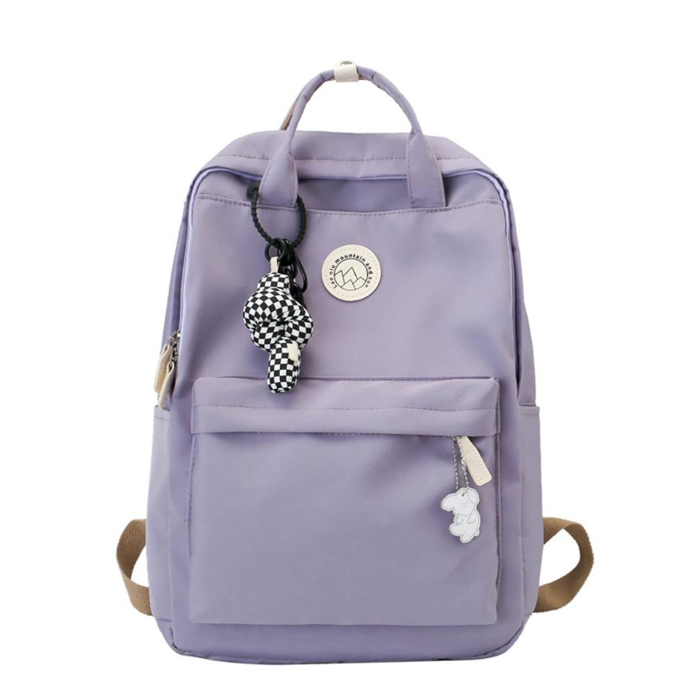 Nylon School Bag Large Capacity Laptop Book Bag Fashion Women Backpack Business Travel