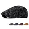 Осенне-зимний вельветовый берет Мужская кепка художника Британская винтажная прогрессивная кепка