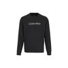Calvin Klein FW22 Letter Logo Print Crewneck Sweatshirt Men Sweatshirt Black 00GMS2W305-BAE