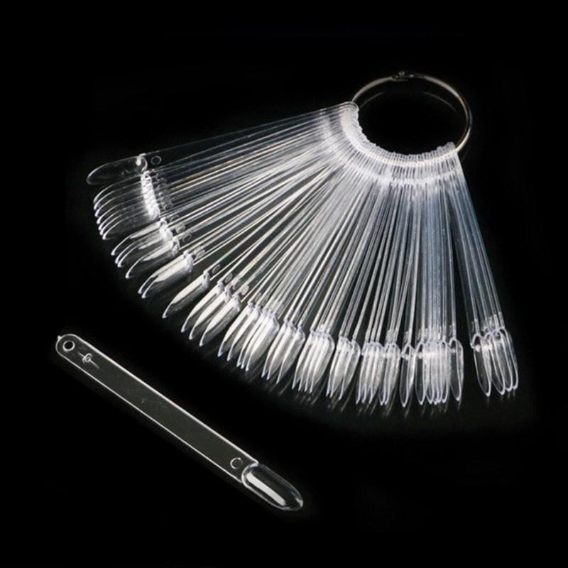 Цветная карта с клеем, художественное колесо, дисплей с вентилятором, цветная пластина для ногтей, цветная карта для ногтей, практический цвет