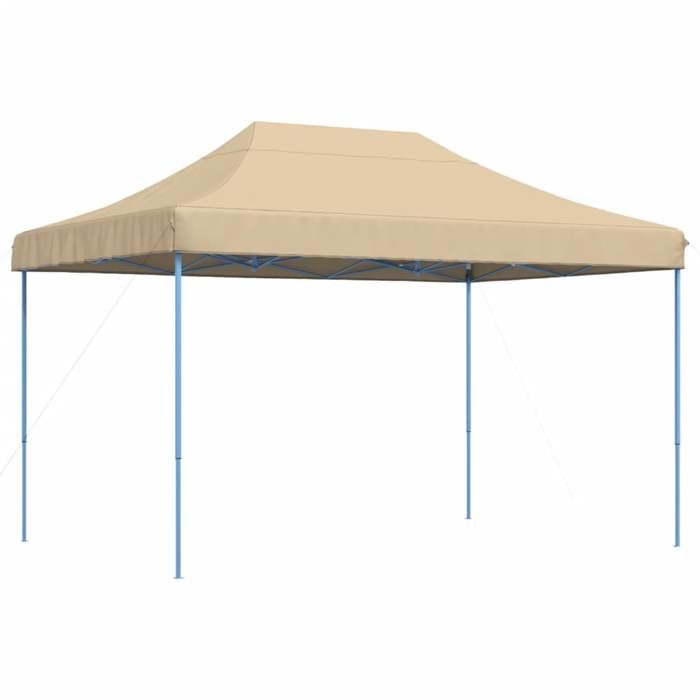 VidaXL Tente de réception pliable escamotable beige 410x279x315 cm, tente, tente à auvent, auvent de gazebo, tente gazebo, 4005007