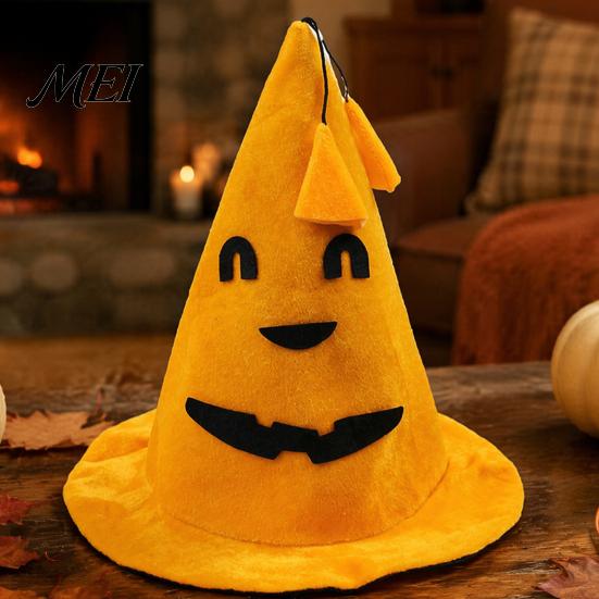 School Art Show Headgear Halloween Pumpkin Hat for Kids Adults, Funny Plush Comfortable Breathable Festival Witch Party Costume, Cosplay, Stage