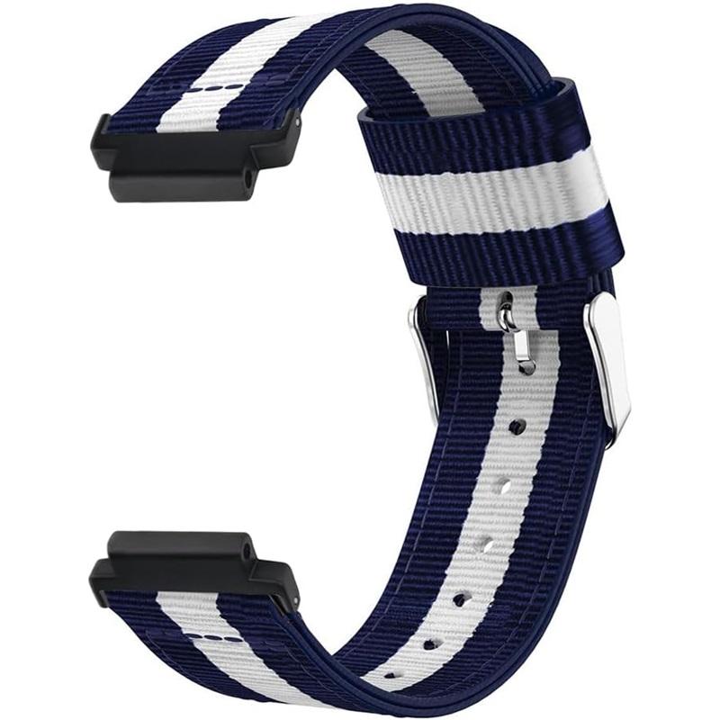 Нейлоновый ремешок для Garmin Forerunner 235 735 230 220 630 620 Цветная полоса с прошивкой Ремешок для часов Approach S20 S6 Браслет с запястьем Металлические разъемы